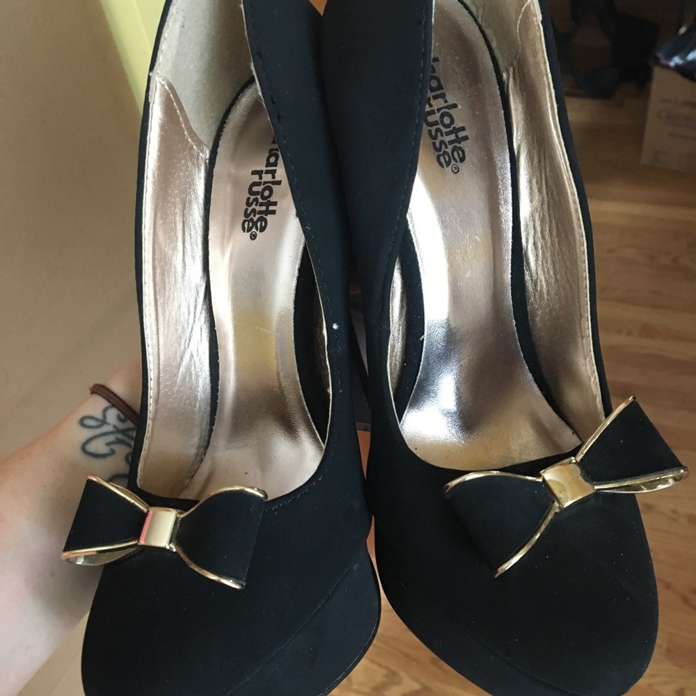Black heels